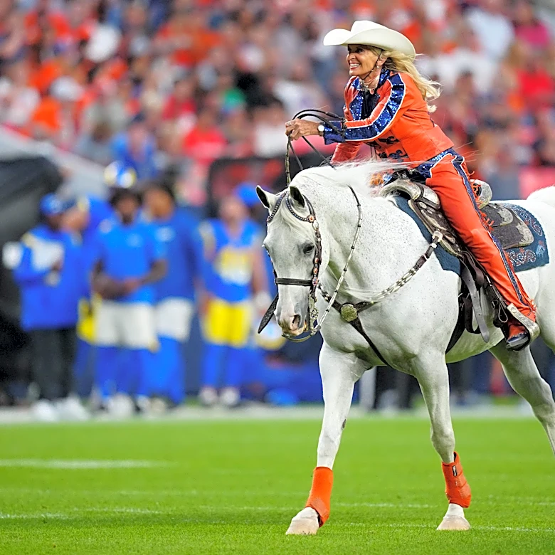 Denver Broncos' live horse mascot Thunder and team retiring