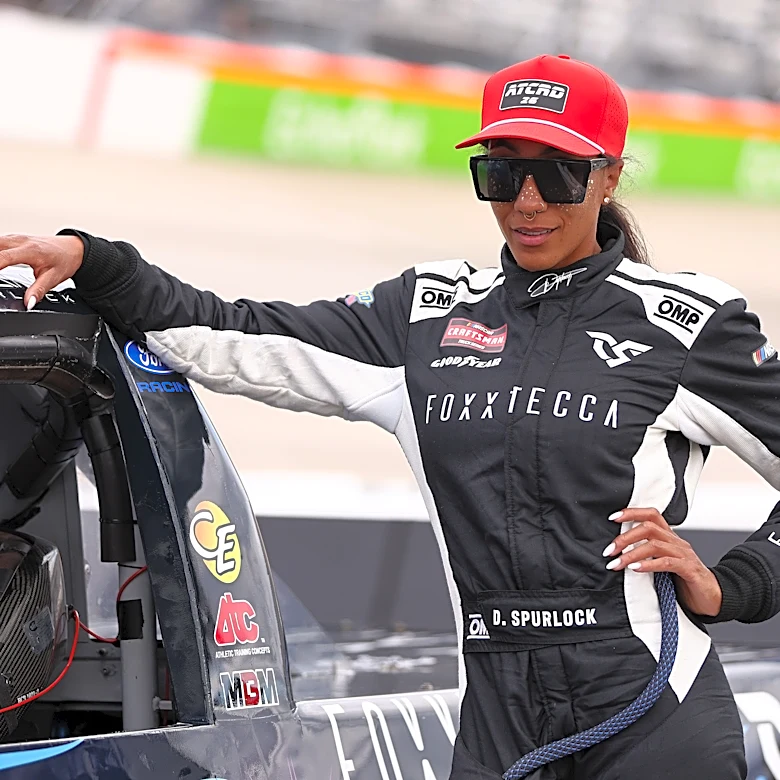 Dystany Spurlock, NASCAR's first Black woman driver, to race at Richmond