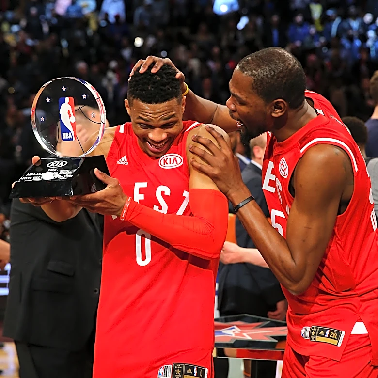 Kevin Durant congratulates 'inspiring' Russell Westbrook on retirement