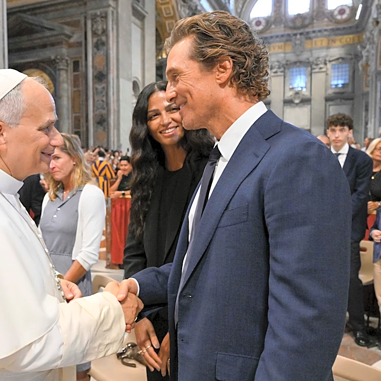 Matthew McConaughey teases political ambitions after meeting the Pope