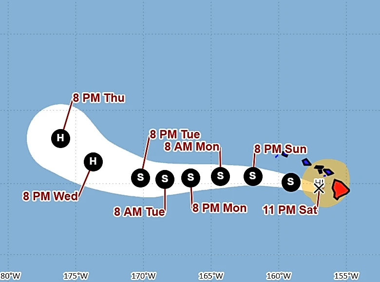 Hurricane Lala unleashes flooding rains, winds on Hawaii: Live updates