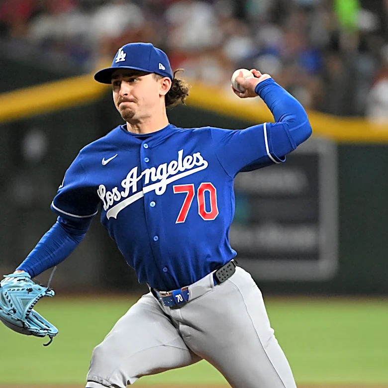 Dodgers place left-handed pitcher Justin Wrobleski on injured list
