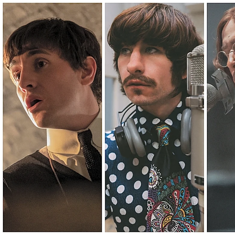 Beatles movie cast recreates the iconic 'Abbey Road' in new footage