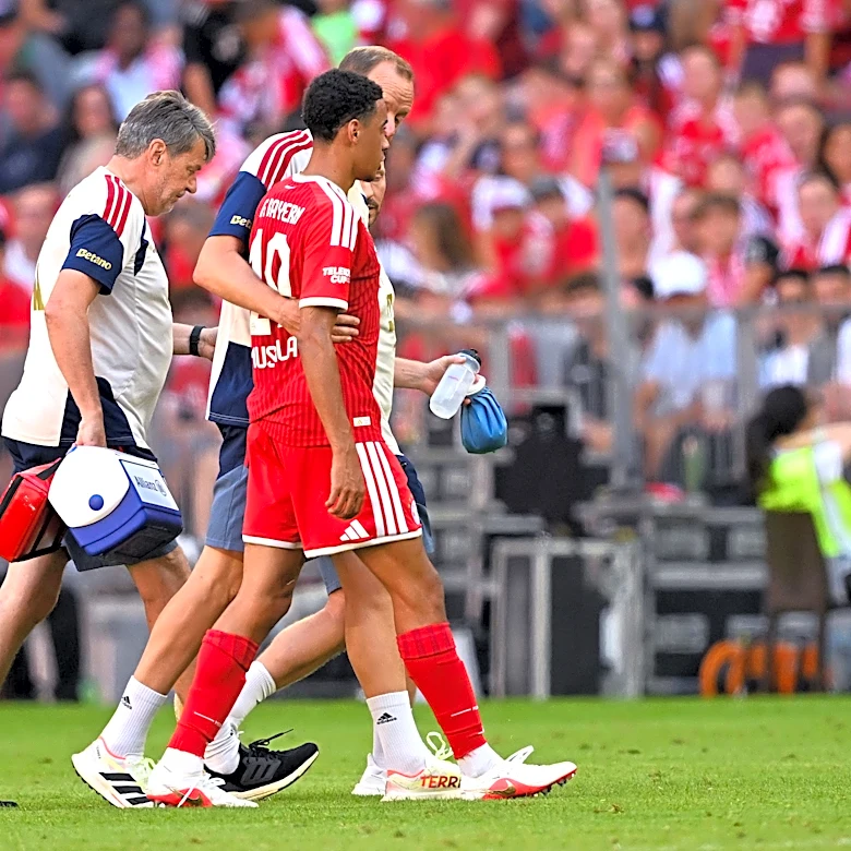 Bayern Munich star Jamal Musiala collapses for second straight game