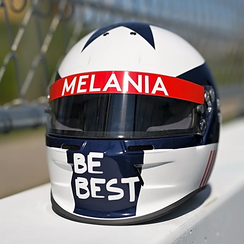 Melania Trump to get commemorative helmet ahead of 250 Grand Prix