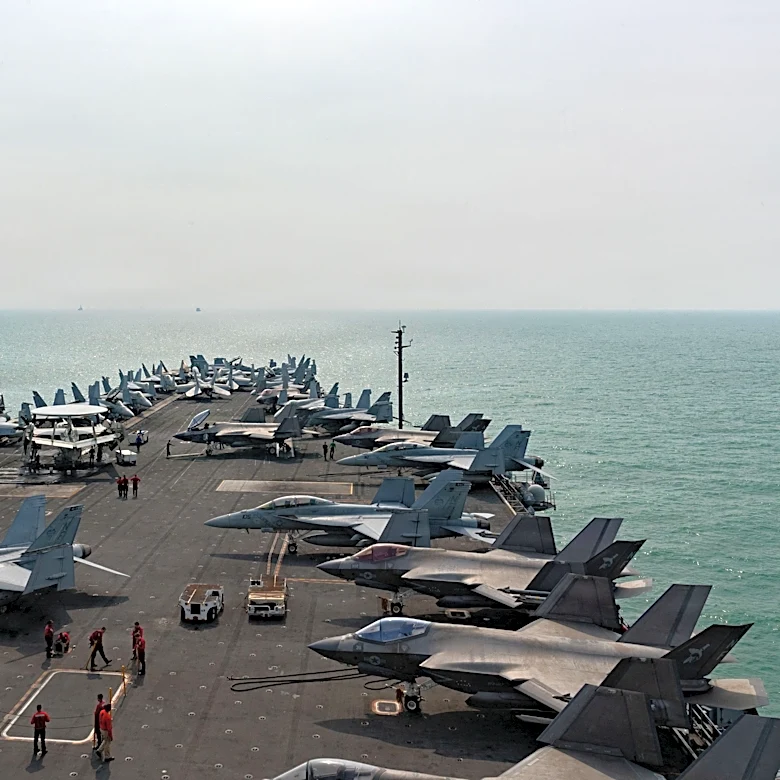 USS George Washington arrives in Middle East to replace vessel under scrutiny