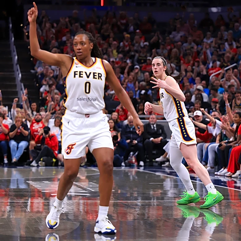 Kelsey Mitchell breaks A'ja Wilson's WNBA record with 21st straight 20-point game