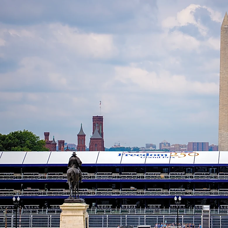 A camera on the Washington Monument?!? FOX going all-out for IndyCar Freedom 250