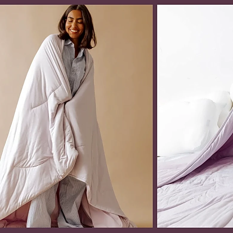This cooling blanket completely changed how I sleep in hot weather