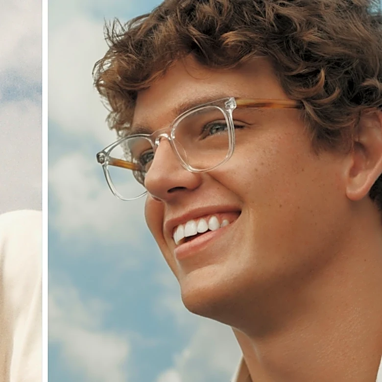 Arch Manning wears these Warby Parker glasses on and off the field