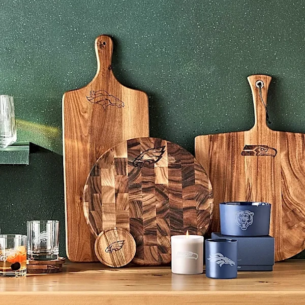 Crate & Barrel’s NFL collection is a big time game day upgrade