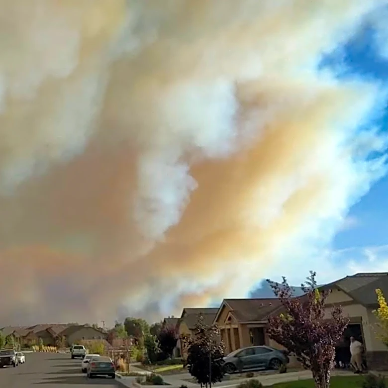 Hawk Fire map shows spread of wildfire near Reno, Nevada