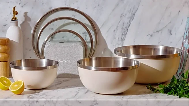 My favorite Caraway mixing bowl set is back in stock for game day
