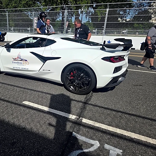 What it's like to ride in a Corvette at top speeds on a racetrack