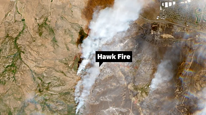 Hawk Fire burns 15,000 acres near Reno, officials announce portions contained
