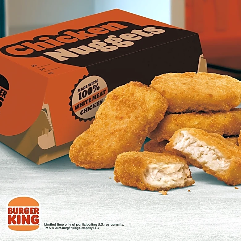 Burger King to serve up new, improved chicken nuggets