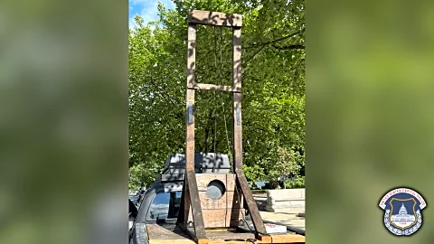 'Symbol of disapproval': Man caught with guillotine in truck at US Capitol