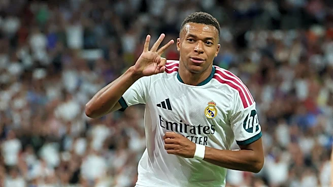 Kylian Mbappe scores symmetrical hat trick for first Real Madrid goals since World Cup