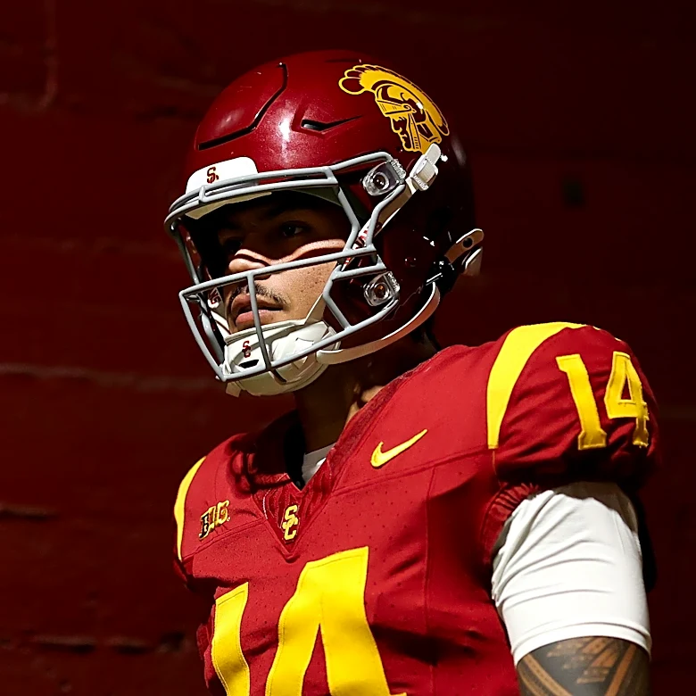 At USC, Hollywood's spotlight finds you. Jayden Maiava is ready for it