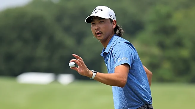 Min Woo Lee plays 13 holes all by himself, fires 62 to lead Tour Championship