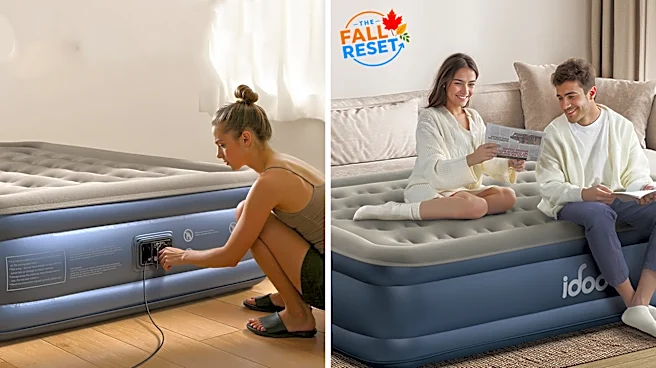 This queen air mattress inflates in 3 minutes and is under $75