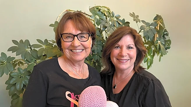 They’re knitting for a good cause – fake breasts for cancer survivors