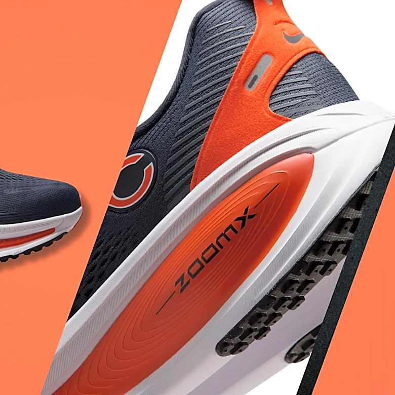 Chicago Bears Nike Vomero 18 running shoes just dropped, how to buy