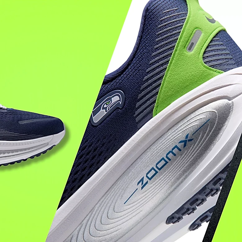 Seattle Seahawks Nike Vomero 18 running shoes just dropped, how to buy