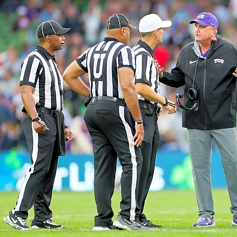 Sonny Dykes (not Bill Belichick) wears dunce cap, and TCU gets Ireland kiss of death
