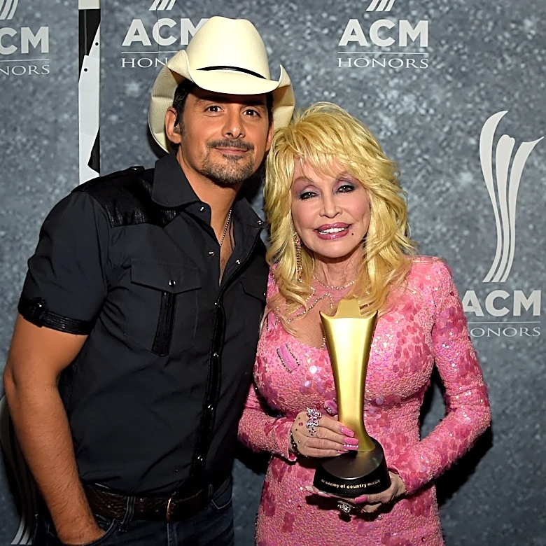 Brad Paisley fights tears singing Dolly Parton duet alone after her death