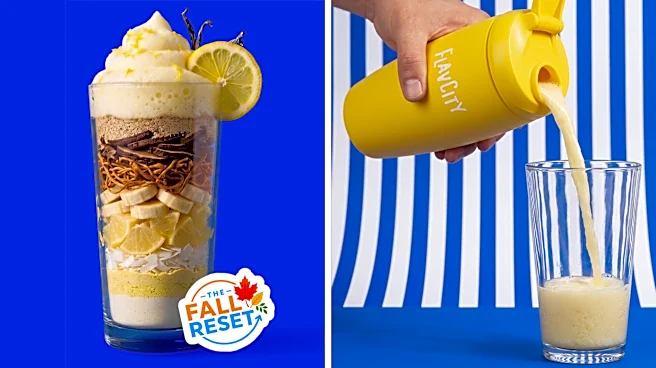 This whipped lemonade smoothie with 25g of protein mixes in 20 seconds