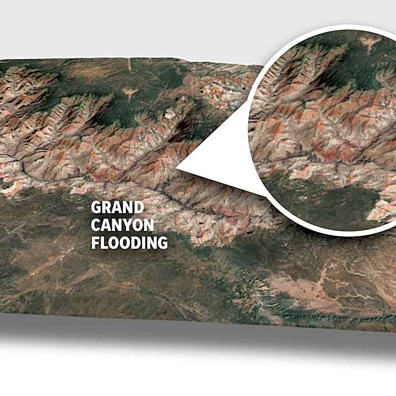 Maps show what caused the deadly Grand Canyon flash floods