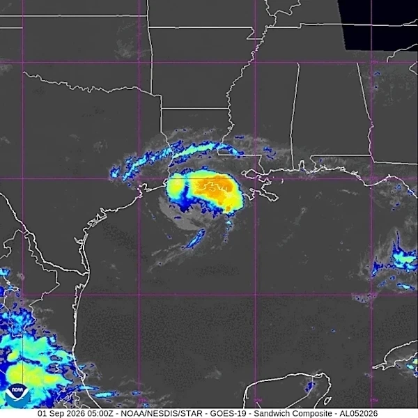 Tropical Storm Edouard nears Texas. See spaghetti models, path, maps