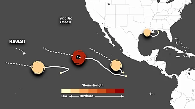 Storm tracker: Projected paths of all 4 named storms in Gulf, Pacific