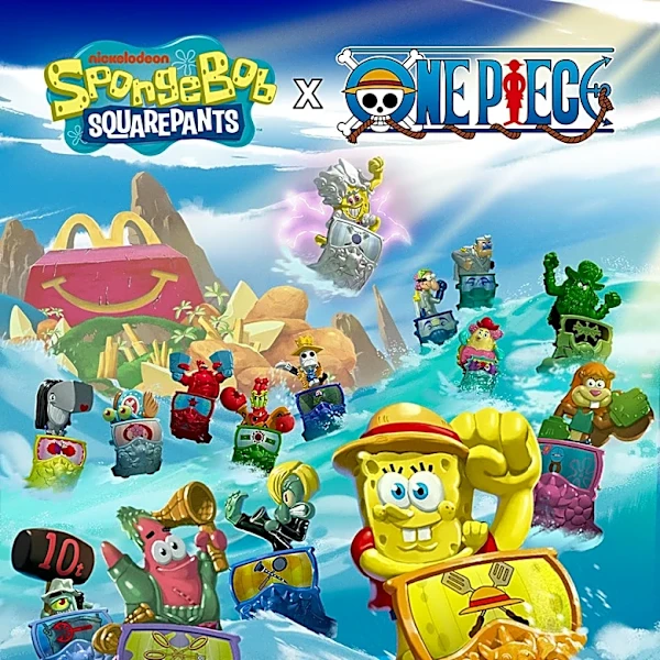 McDonald's new Happy Meal combines 'SpongeBob', 'One Piece'
