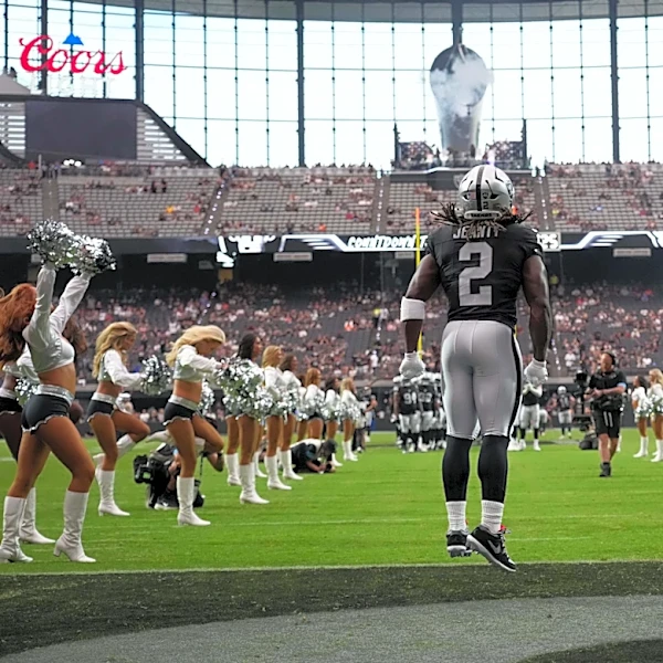 Las Vegas Raiders RB Ashton Jeanty remains out