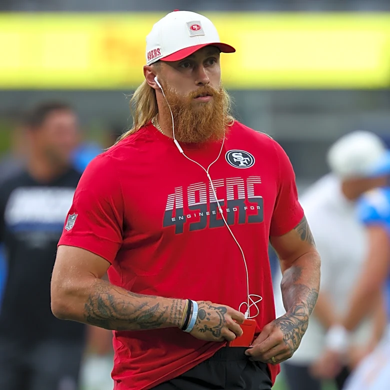 Will George Kittle play Week 1? Latest update as 49ers TE travels to Australia