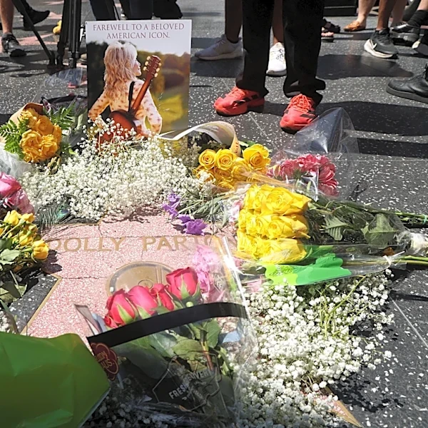 Dolly Parton's star on the Hollywood Walk of Fame was vandalized