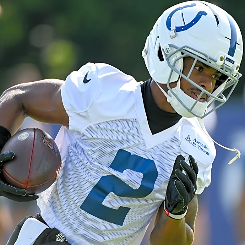 Indianapolis Colts WR Josh Downs practices Wednesday