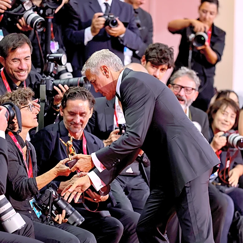 George Clooney created special photo op at film fest — see the pics!