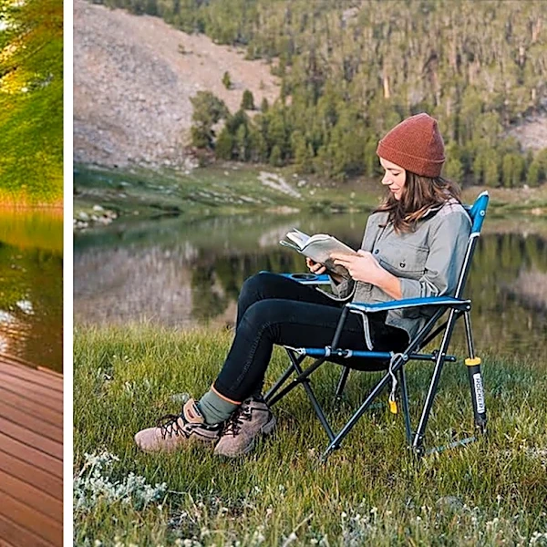 I just added this rocking camping chair to my Labor Day shopping cart