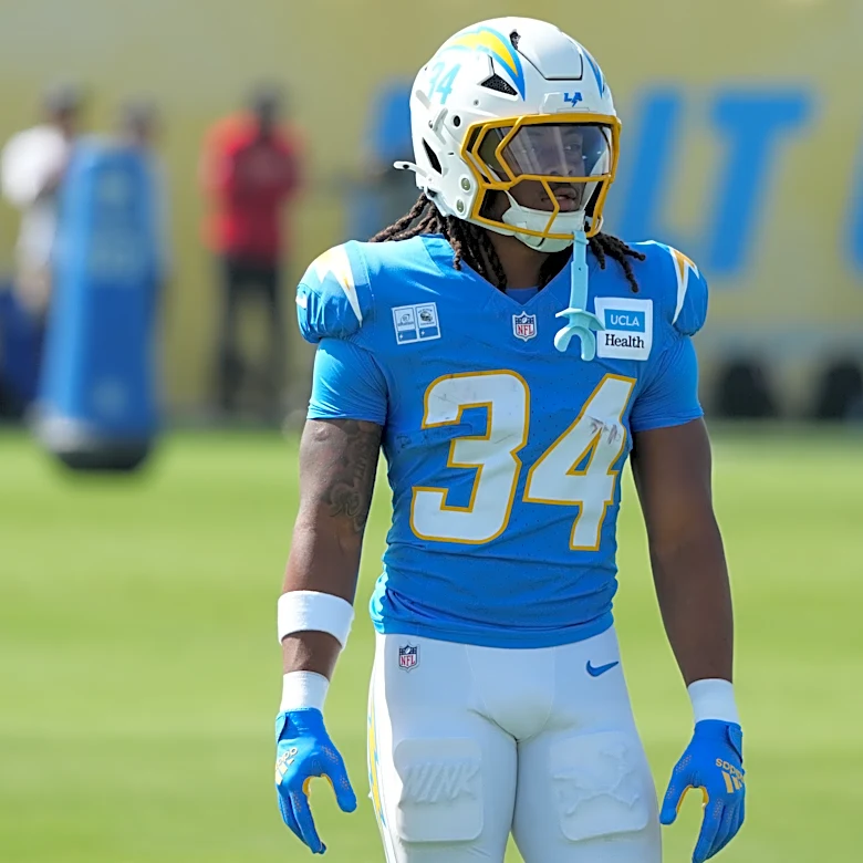 Keaton Mitchell misses practice Thursday