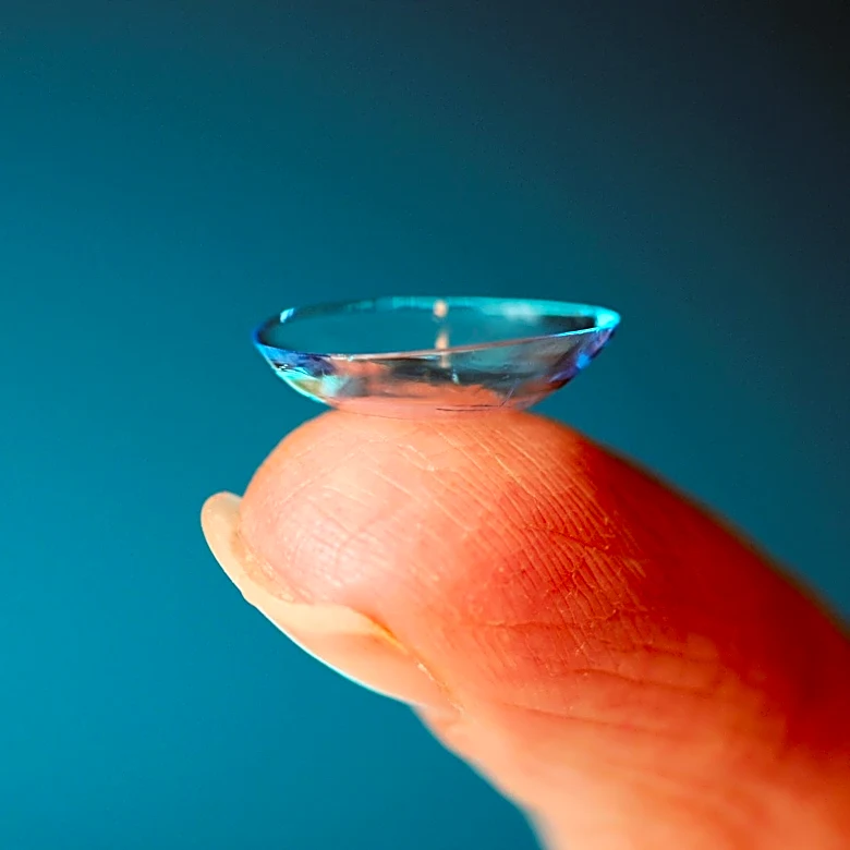 She's going blind from wearing contacts in the shower. Could it happen to you?