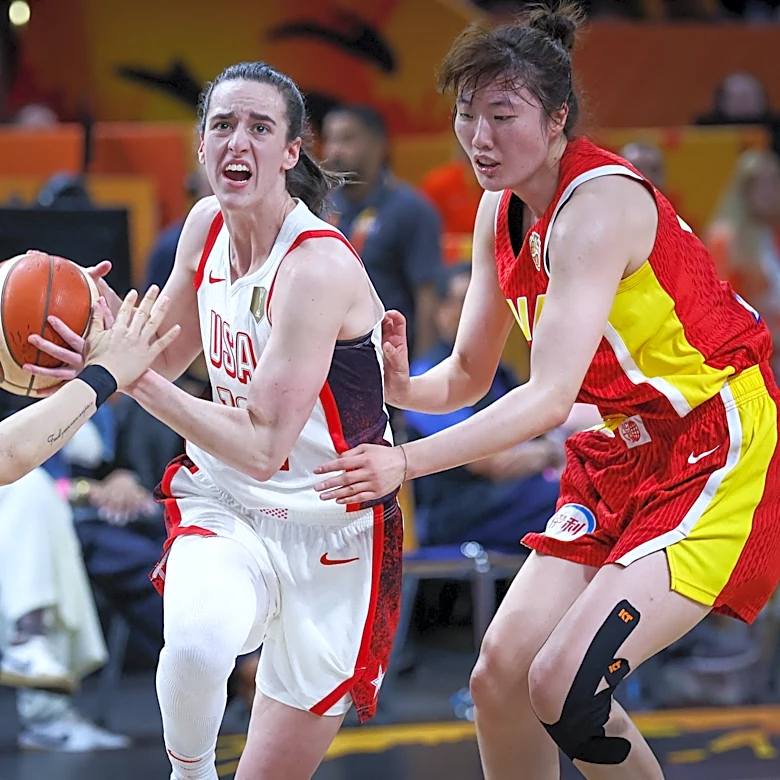 Caitlin Clark has double-double as USA beats China in FIBA World Cup