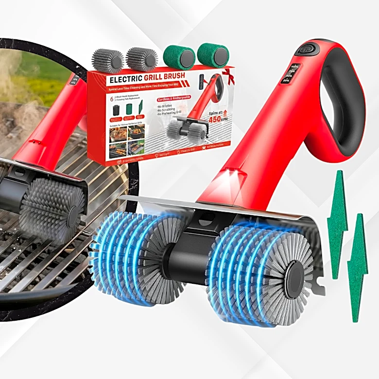 I need this electric grill brush for my Labor Day weekend BBQ