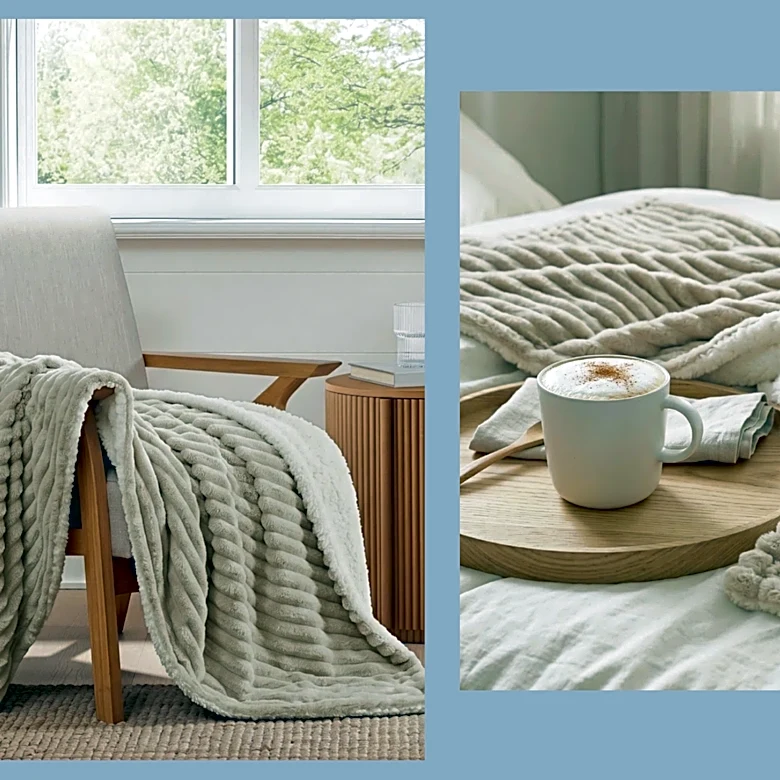 I own three of this cozy throw blanket and it’s 82% off at Wayfair ☁️