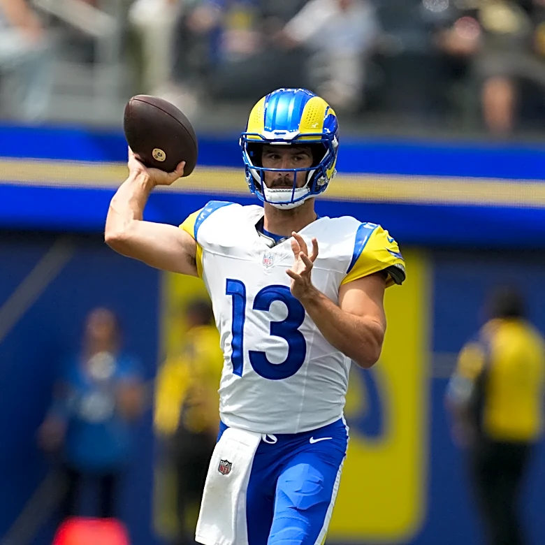 Rams QB Stetson Bennett listed as No. 2 on depth chart