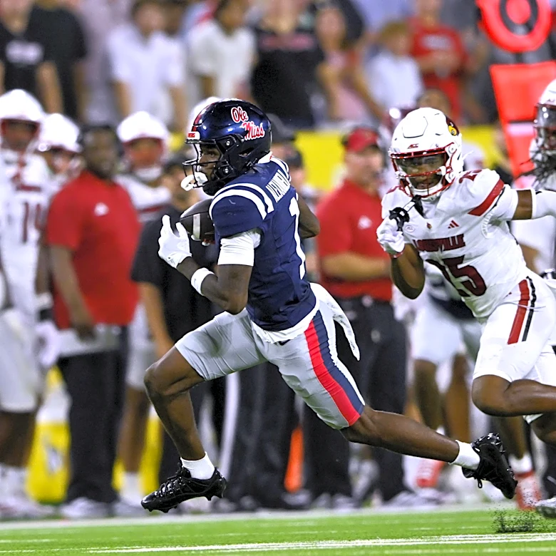 Deuce Alexander injury update: Ole Miss WR leaves for locker room after TD catch