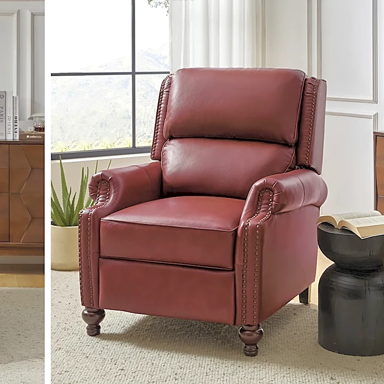 Save over $1,000 on a genuine leather recliner before Labor Day ends