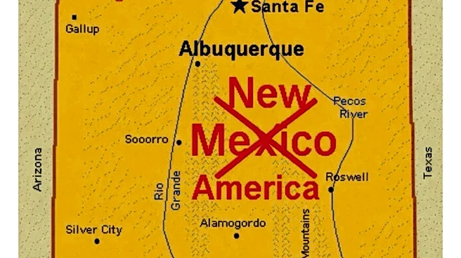 Trump posts map renaming New Mexico to 'New America'
